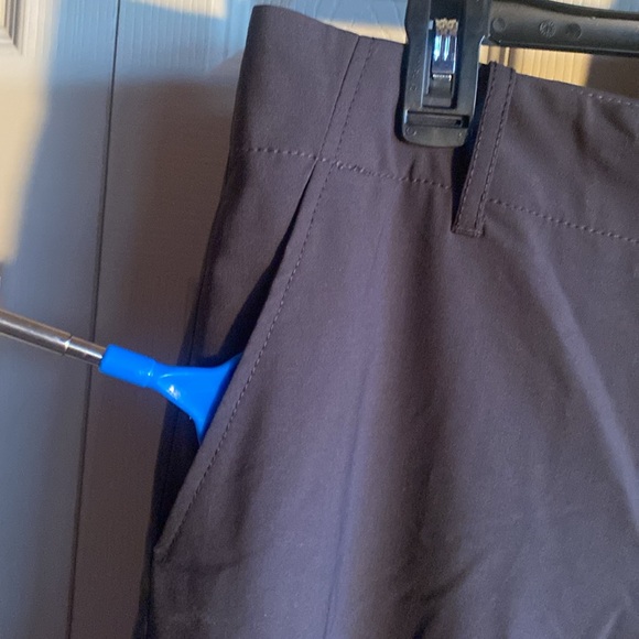 ZARA NWT Wool Blend Deep Charcoal Gray High Rise Straight Leg Trousers Size 6 - Picture 8 of 13